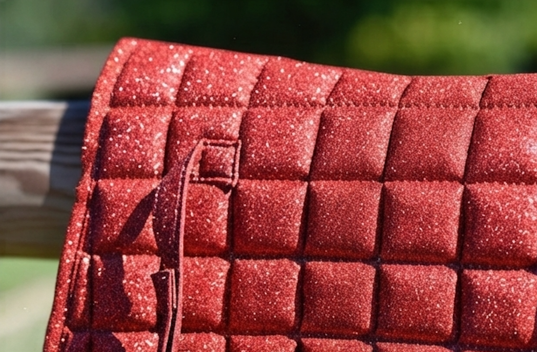 Tapis à paillette - Divers coloris - Coupe mixte/CSO - PRE-COMMANDE