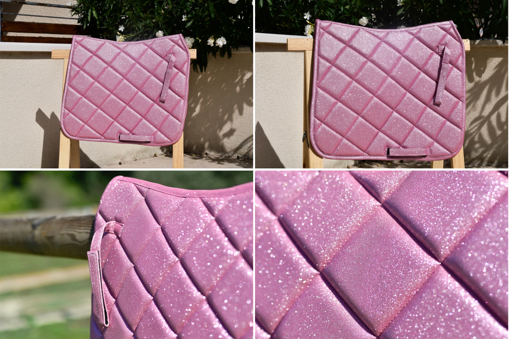 Tapis à paillette - Divers coloris - Coupe dressage - PRE-COMMANDE