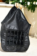 Sac à foin pailleté - Noir