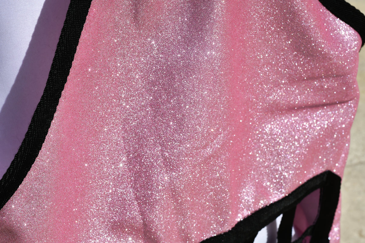 Sac à foin pailleté - Rose clair